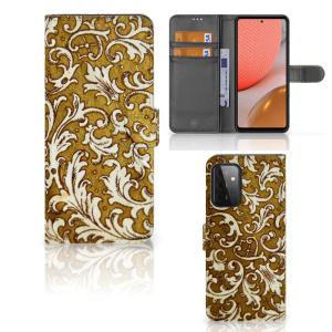 Wallet Case Samsung Galaxy A72 Barok Goud Cheap Buy Authentic