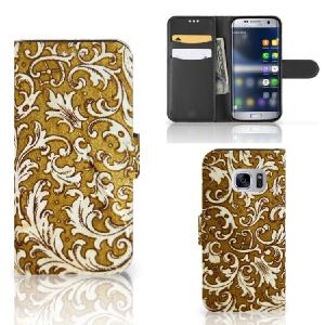 Wallet Case Samsung Galaxy S7 Barok Goud 2025 Newest