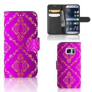Wallet Case Samsung Galaxy S7 Barok Roze Free Shipping Best Store To Get