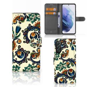 Wallet Case Samsung Galaxy S22 Plus Barok Flower Buy Cheap Genuine