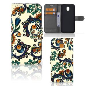 Wallet Case Samsung Galaxy J5 2017 Barok Flower Buy Cheap Big Sale