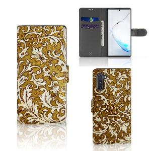 Wallet Case Samsung Galaxy Note 10 Barok Goud Pre Order