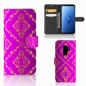 Wallet Case Samsung Galaxy S9 Plus Barok Roze Manchester Great Sale Online
