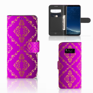 Wallet Case Samsung Galaxy S8 Barok Roze Low Cost Sale Online