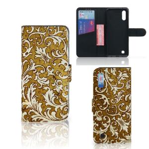 Wallet Case Samsung Galaxy M10 Barok Goud Cheap Affordable