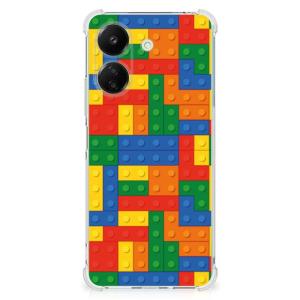 Xiaomi Redmi 13C 4G Doorzichtige Silicone Hoesje Blokken Outlet New Styles