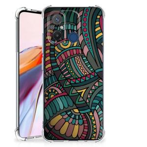 Xiaomi Redmi 12C Doorzichtige Silicone Hoesje Aztec Good Selling Cheap Online