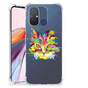 Xiaomi Redmi 12C Stevig Bumper Hoesje Cat Color Buy Cheap Manchester Great Sale