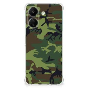 Xiaomi Redmi 13C 4G Doorzichtige Silicone Hoesje Army Dark Cheapest Pice