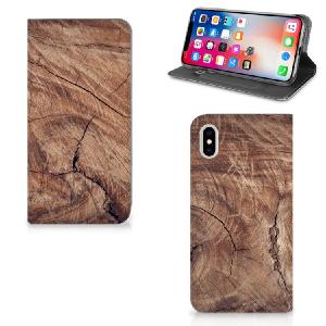 Apple iPhone Xs Max Book Wallet Case Tree Trunk Cheap Cost