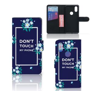 Xiaomi Mi Mix 2s Portemonnee Hoesje Flowers Blue DTMP Cheap Best