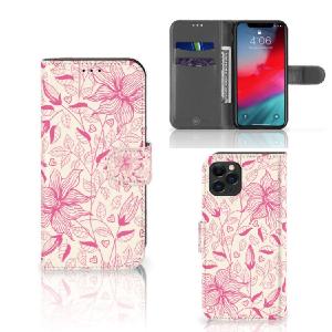 Apple iPhone 11 Pro Hoesje Pink Flowers Looking For