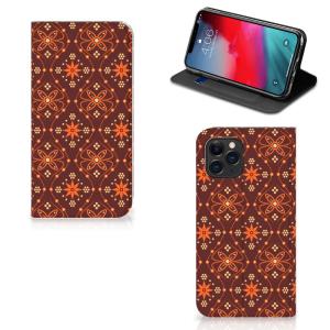 Apple iPhone 11 Pro Hoesje met Magneet Batik Brown Choice For Sale