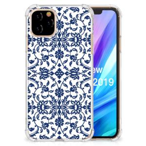 Apple iPhone 11 Pro Case Flower Blue Cheap Sale With Credit Card