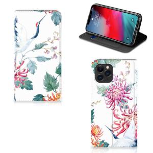 Apple iPhone 11 Pro Hoesje maken Bird Flowers Discount Exclusive