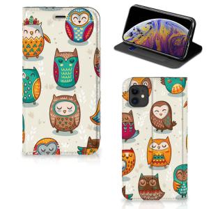 Apple iPhone 11 Hoesje maken Vrolijke Uilen Limited Edition