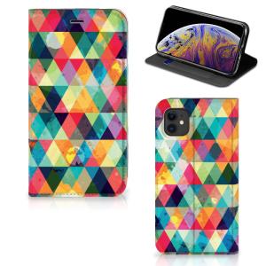 Apple iPhone 11 Hoesje met Magneet Geruit Shop Sale Online