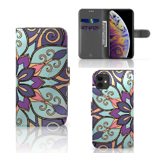 Apple iPhone 11 Hoesje Purple Flower Outlet Manchester