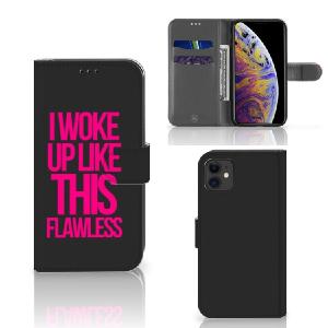 Apple iPhone 11 Hoesje met naam Woke Up - Origineel Cadeau Zelf Maken Outlet Cheap