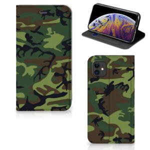 Apple iPhone 11 Hoesje met Magneet Army Dark Newest Online