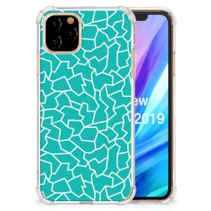 Apple iPhone 11 Pro Back Cover Cracks Blue Cheap Fashionable