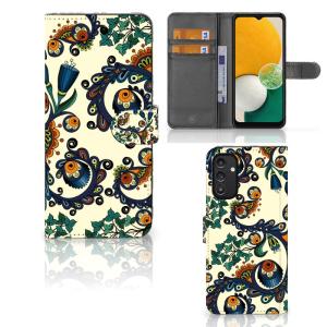 Wallet Case Samsung Galaxy A14 4G Barok Flower Amazing Pice Cheap Online