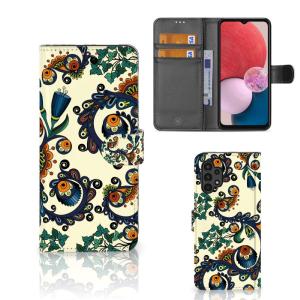 Wallet Case Samsung Galaxy A13 (4G) Barok Flower Nicekicks Online