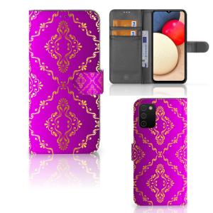 Wallet Case Samsung Galaxy A03s Barok Roze Outlet Recommend