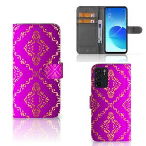 Wallet Case OPPO Reno6 5G Barok Roze Cheap Sale 2025 Unisex