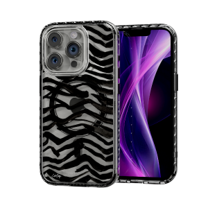 Zebra Black by CatCoq | iPhone 14 Series |  MagSafe Case Sale Get To Buy