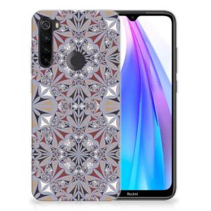 Xiaomi Redmi Note 8T TPU Siliconen Hoesje Flower Tiles Quality Free Shipping For Sale