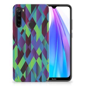 Xiaomi Redmi Note 8T TPU Hoesje Abstract Green Blue Outlet 2025 Newest