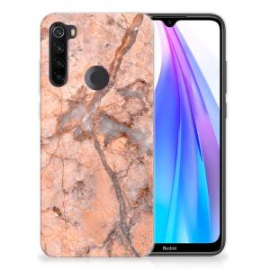 Xiaomi Redmi Note 8T TPU Siliconen Hoesje Marmer Oranje Free Shipping Huge Surprise