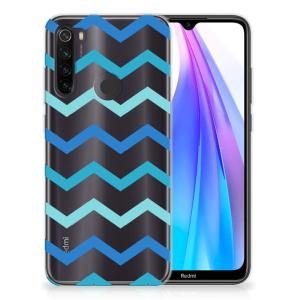 Xiaomi Redmi Note 8T TPU bumper Zigzag Blauw Outlet New Arrival