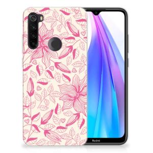 Xiaomi Redmi Note 8T TPU Case Pink Flowers Cheap With Mastercard