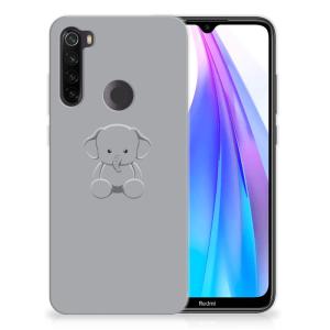 Xiaomi Redmi Note 8T Telefoonhoesje met Naam Grijs Baby Olifant Discount Official Site