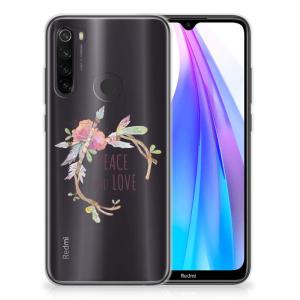 Xiaomi Redmi Note 8T Telefoonhoesje met Naam Boho Text Outlet Popular