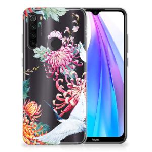 Xiaomi Redmi Note 8T TPU Hoesje Bird Flowers Free Shipping Low Shipping