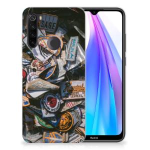 Xiaomi Redmi Note 8T Siliconen Hoesje met foto Badges Footlocker Online