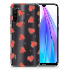 Xiaomi Redmi Note 8T TPU bumper Hearts Free Shipping Recommend
