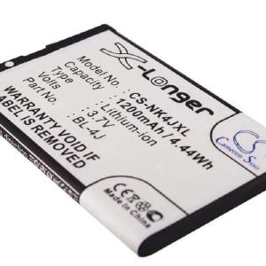 3.7V, Li-ion, 1200mAh, SmartPhone battery fits Nokia, Bl-4j, C6, C6-00, 4.44Wh Cheap Real Authentic