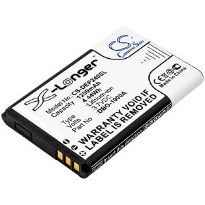 3.7V, Li-ion, 1200mAh, SmartPhone battery fits Doro, 380147, 6821, 6881, 4.44Wh Cheap For Nice