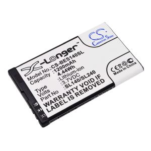 3.7V, Li-ion, 1200mAh, SmartPhone battery fits Clarity, Telekom, Doro, Myphone, Evolveo, Bea-fon, 380128, Sl140, Sl240, 4.44Wh Cheap Sale 2025 Newest
