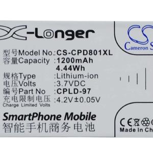 3.7V, Li-ion, 1200mAh, SmartPhone battery fits Coolpad, Cpld-97, 8010, 4.44Wh Outlet Explore