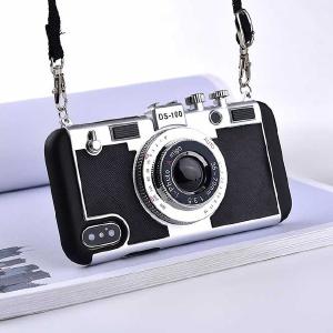 3D Camera iPhone Case with Necklace Lanyard Clearance Fast Delivery