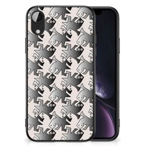Apple iPhone XR Dierenprint Telefoonhoesje Salamander Grey Sale View
