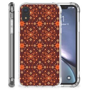Apple iPhone Xr Doorzichtige Silicone Hoesje Batik Brown Sale With Credit Card