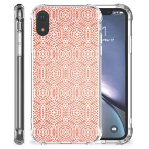 Apple iPhone Xr Doorzichtige Silicone Hoesje Pattern Orange Cheap Sale Visit New