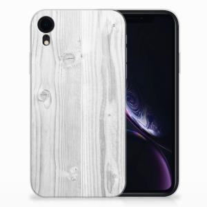 Apple iPhone Xr Bumper Hoesje White Wood Fast Delivery Cheap Online