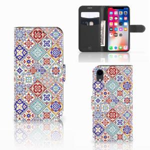 Apple iPhone Xr Bookcase Tiles Color Discount Latest